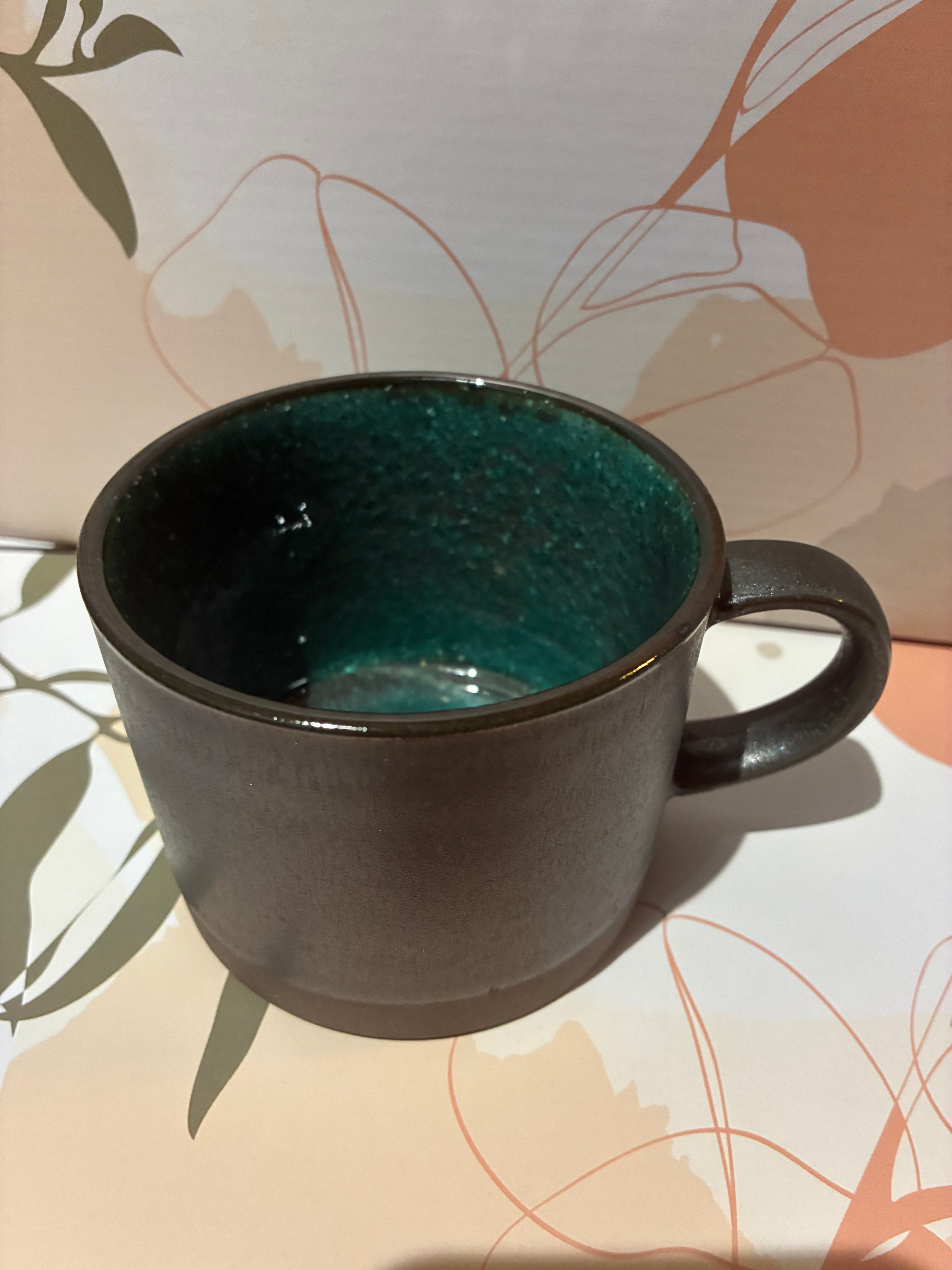 Mug Handle Sea Green Glaze (8.6cm)