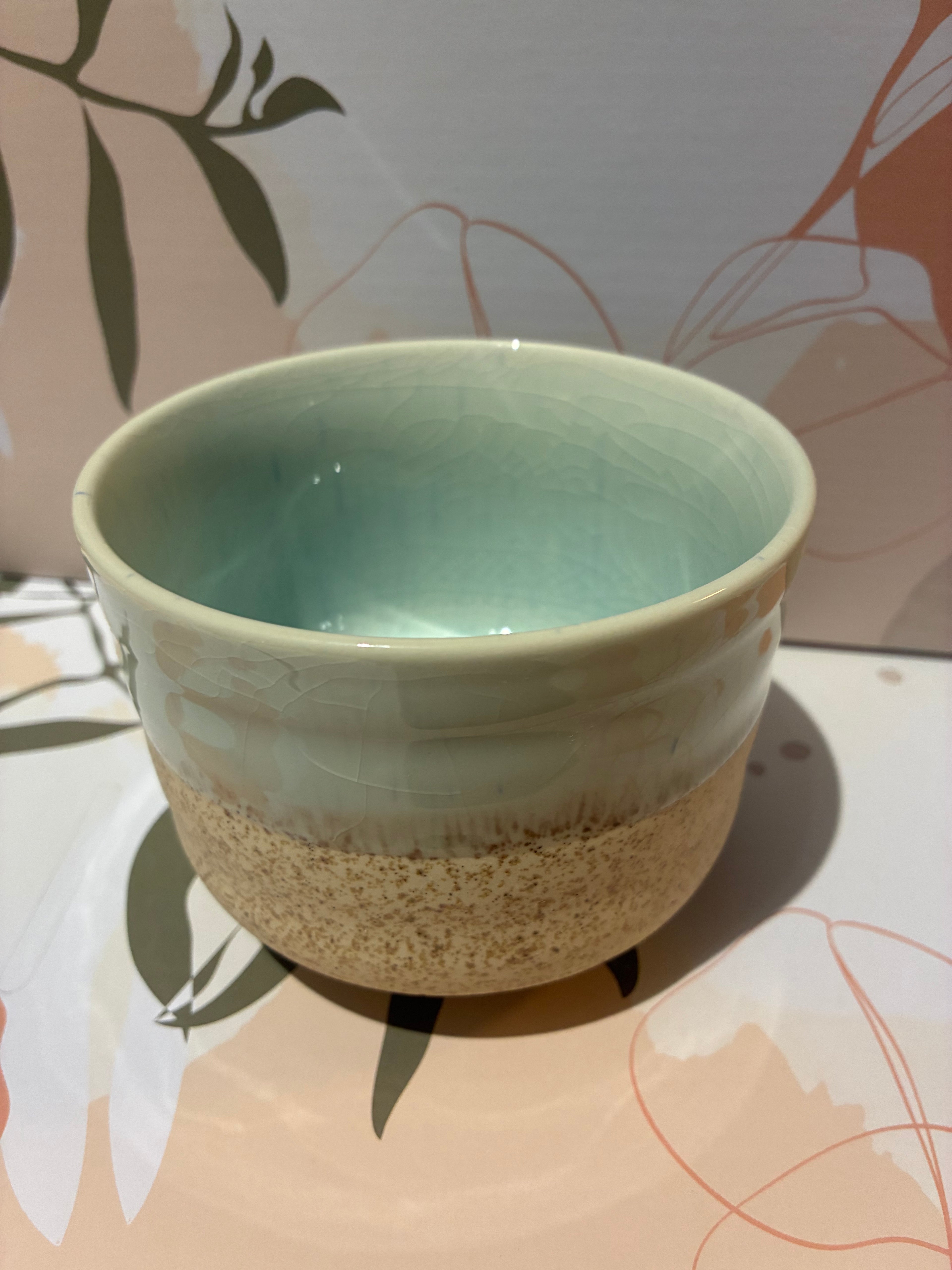Matcha Tea Bowl 10cm Fleck