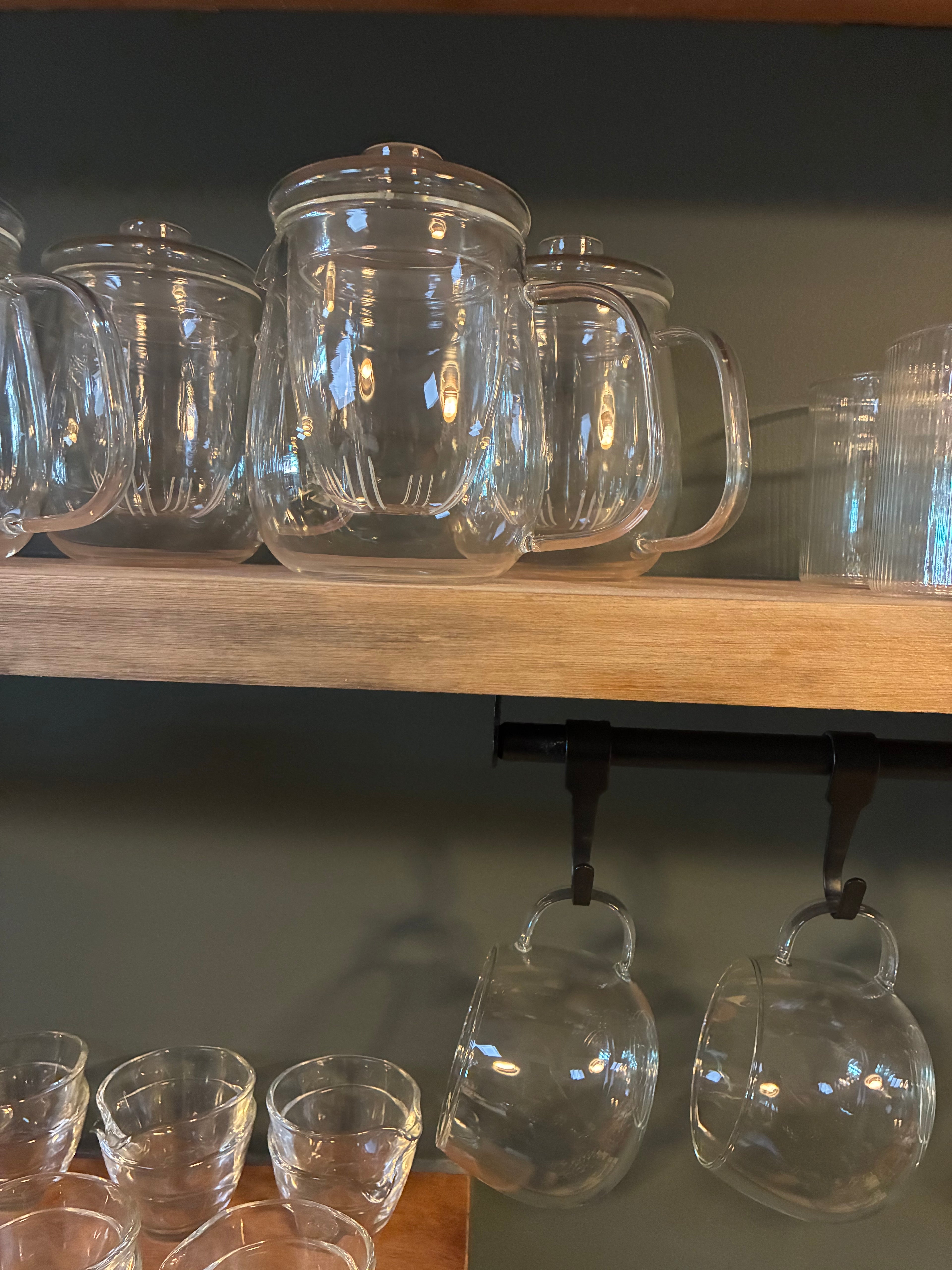 Hot GREEN Tea Served In Tea Pot In Store (700ML)