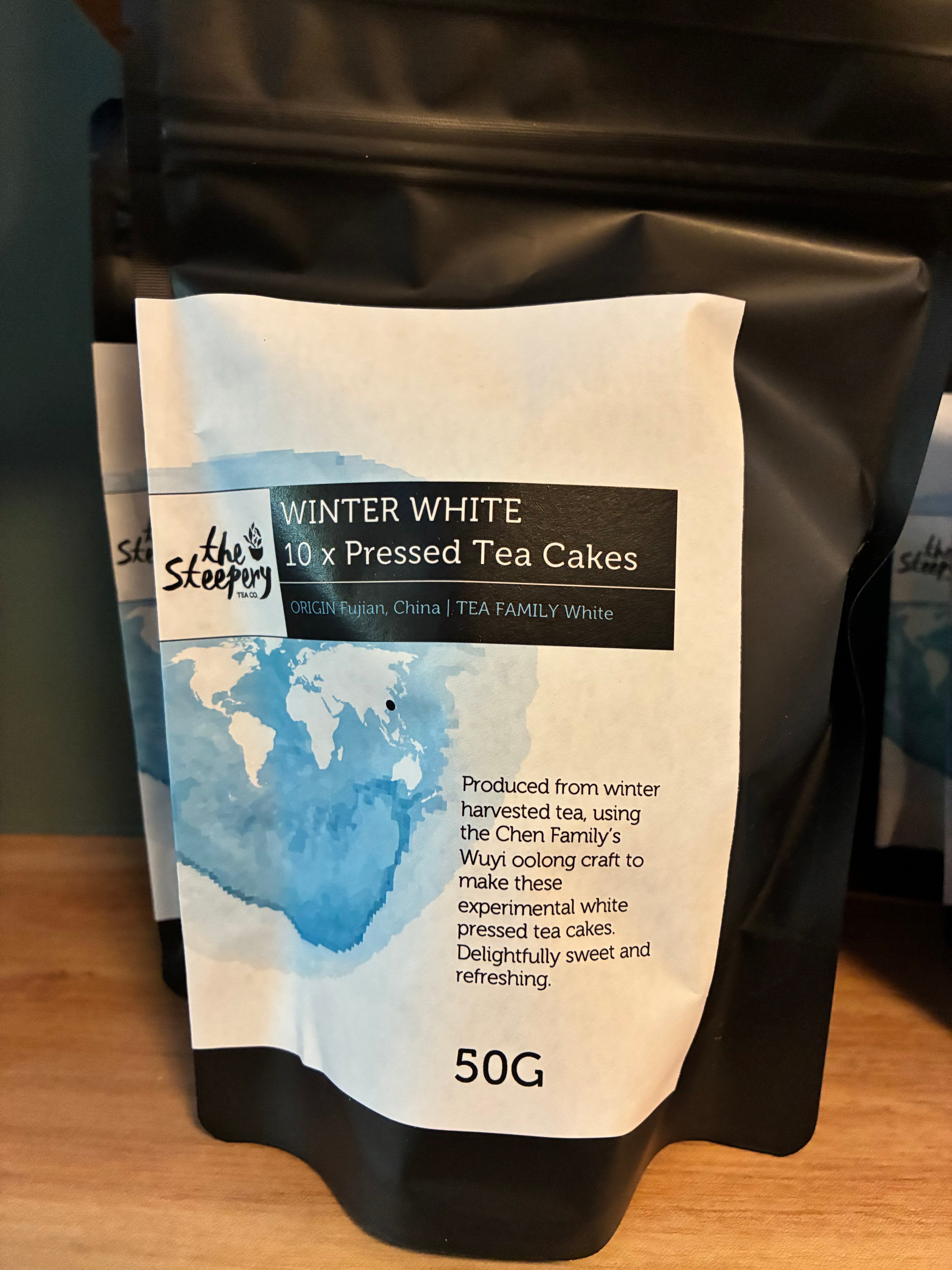 Pressed Winter White Tea Cakes (10 Cakes)